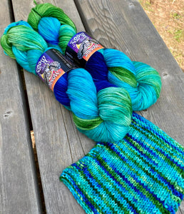 Dryad Organic Worsted - Loch Ness Colorway