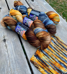 Dryad Organic Worsted - 15th Doctor Colorway