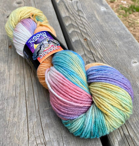 Dryad Organic Worsted - Conversation Hearts Colorway