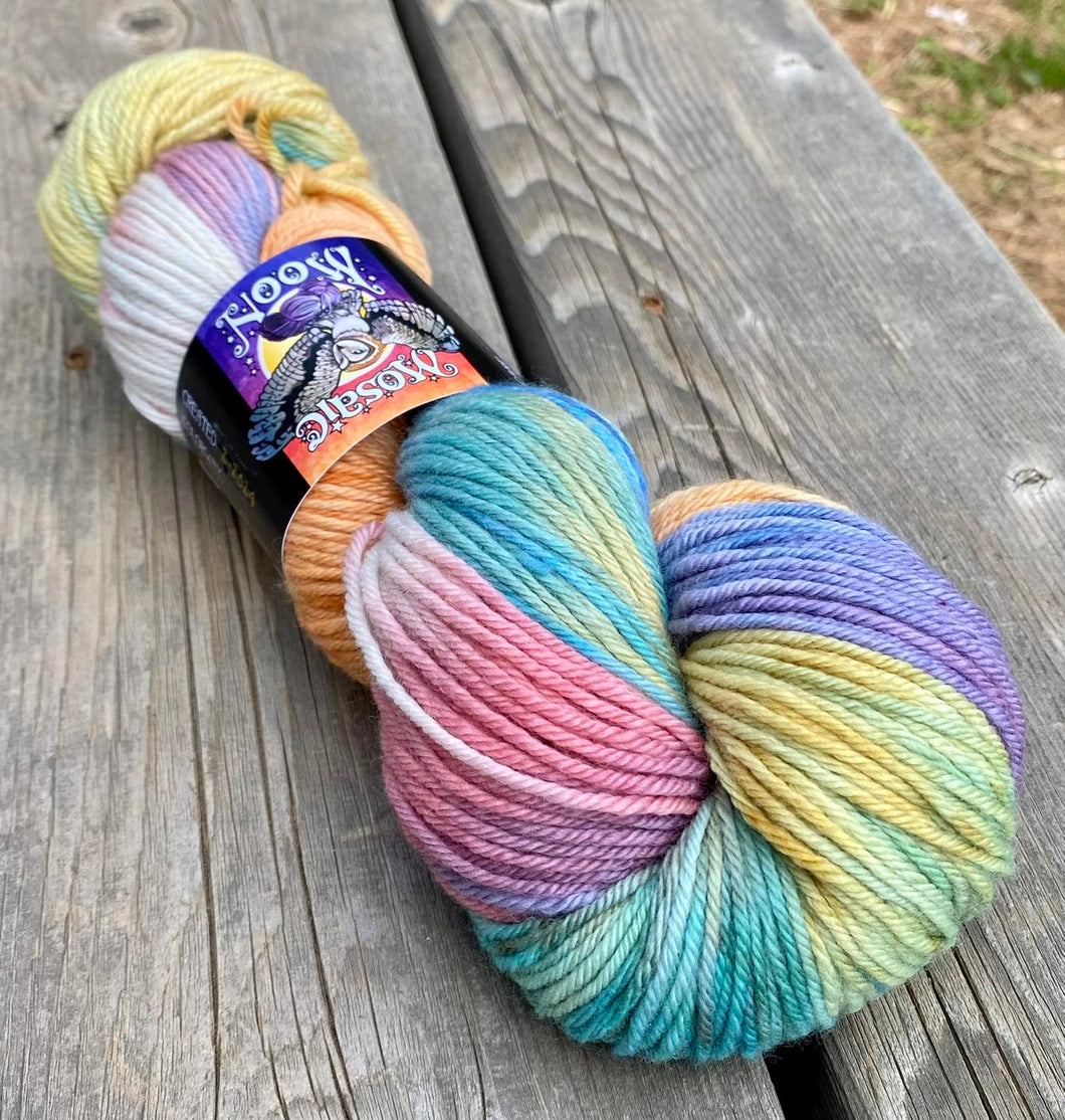 Dryad Organic Worsted - Conversation Hearts Colorway