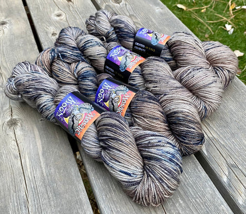 Birch DK - Gandalf the Grey Sprinkle Dye