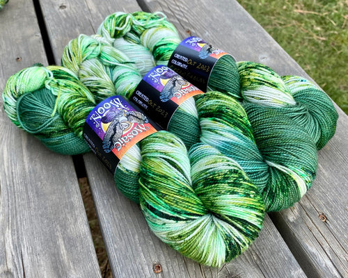 Solstice Sock — Green Gables Sprinkle Dye