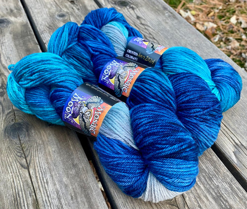 Dryad Organic Worsted - Blue Box Colorway
