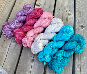 Laurel DK — Fairy Stars Gradient Set of (6) 4 oz skeins. 10% OFF!