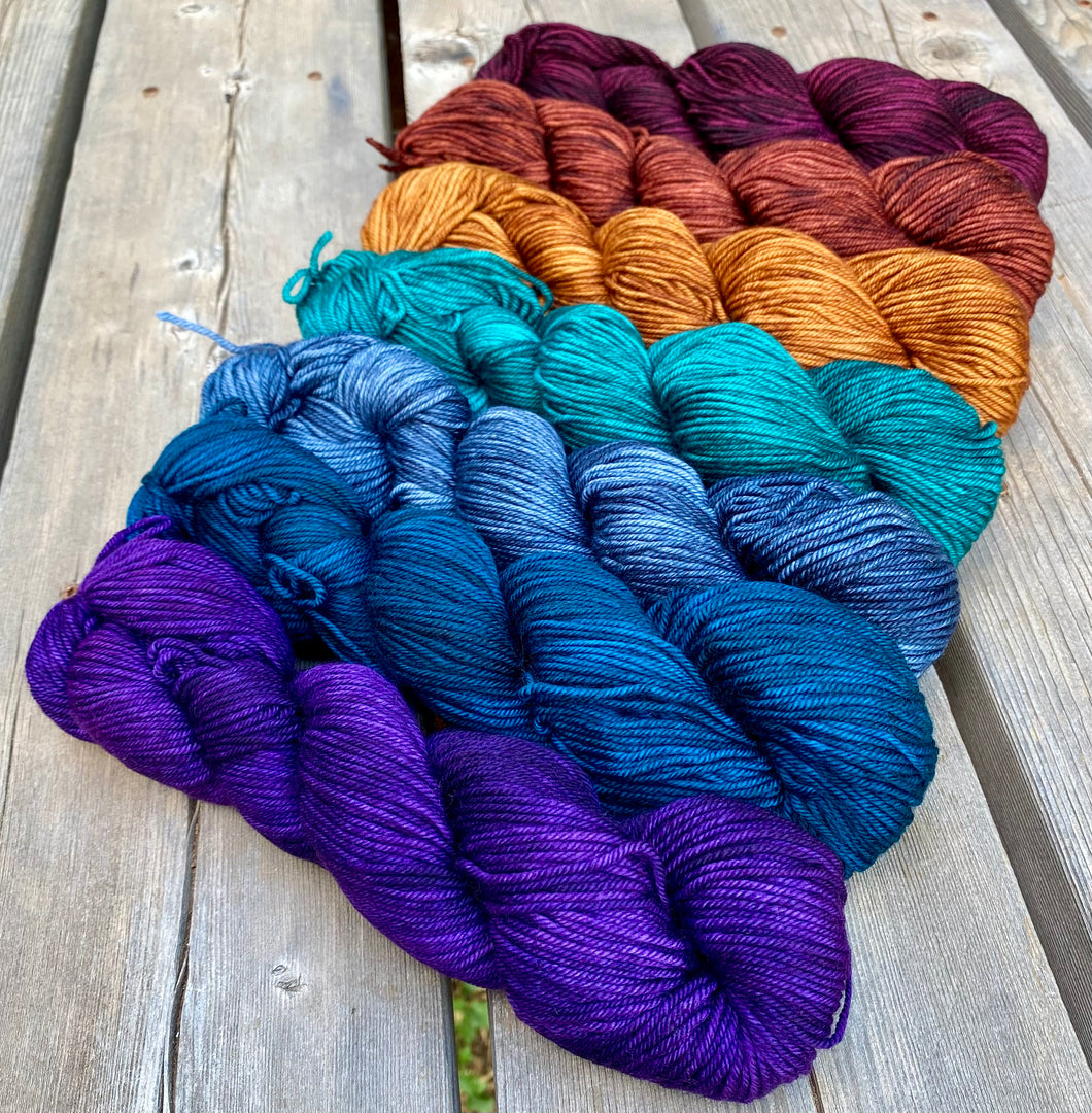 Laurel Sport — Gothic Gradient Set of (7) 2 oz skeins
