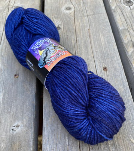 Targhee Silk DK — Flora Navy Semisolid.  10% OFF!