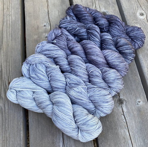 Talisman Fingering — Winter Gradient Set of (6) 2 oz skeins. 10% OFF!