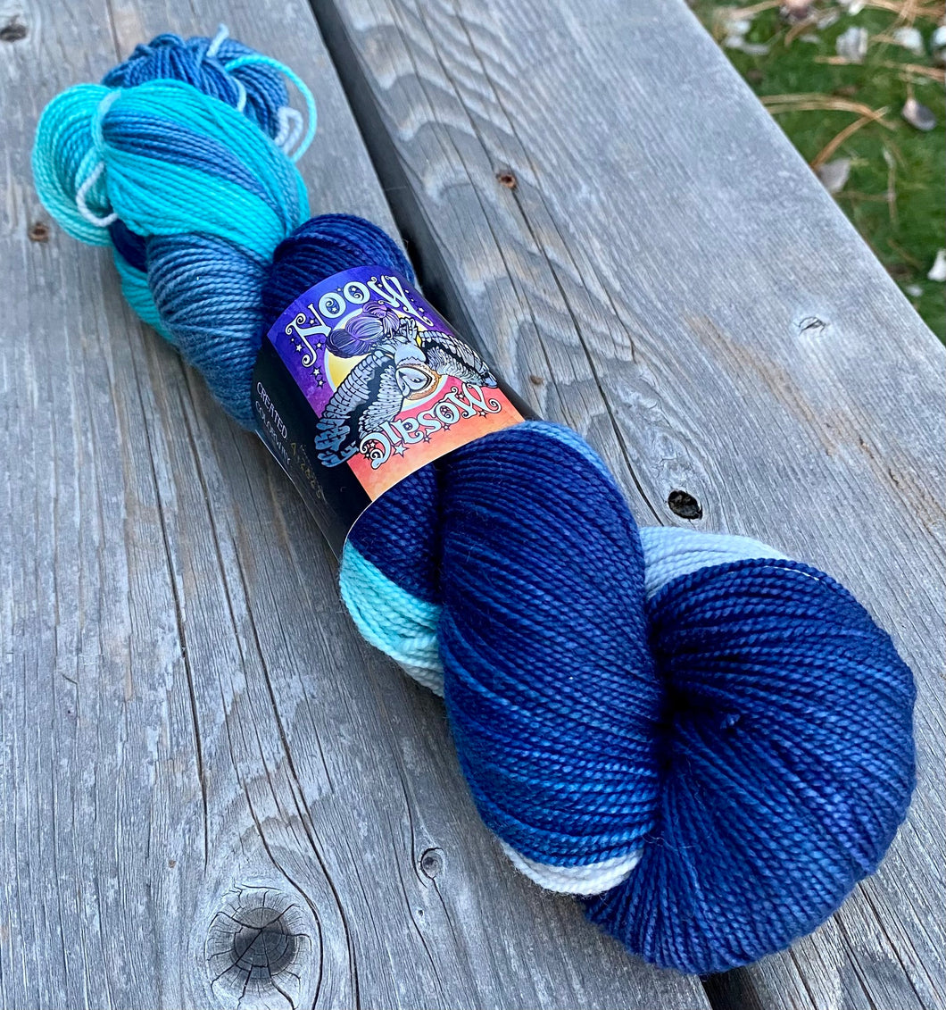 Solstice Sock — Ice Fairies Colorway