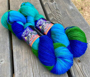 Solstice Sock —Loch Ness Colorway