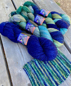 Alder Sport -- Minerva McGonagall Colorway (with Navy), Navy Blue Semisolid