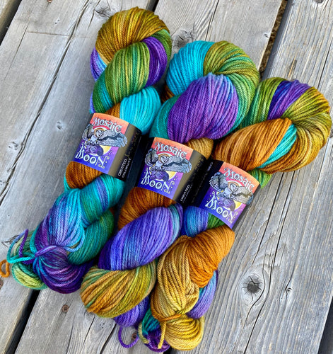 Dryad Organic Worsted - Morning Dew Colorway