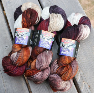 Dryad Organic Worsted - Deep Mauve Semisolid