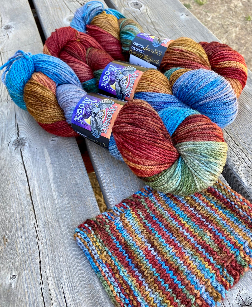 Madrone DK-- October Morning Colorway