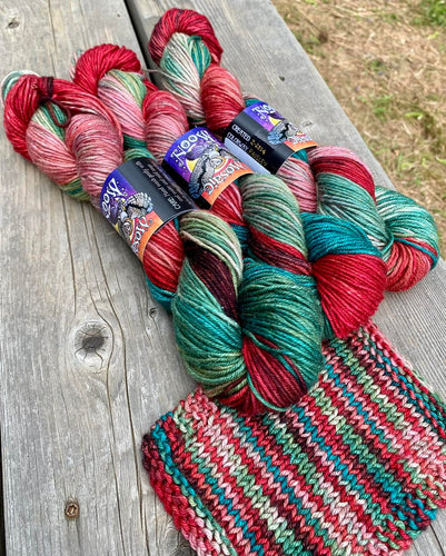 Alder Aran - Paisley Colorway