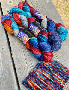 Alder Aran - Rooster Colorway