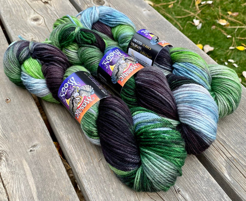 Dryad Organic Worsted - Stone Serpent Colorway