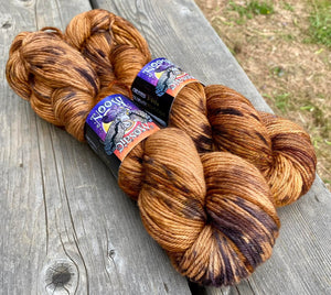 Dryad Organic Worsted - Tortitude Sprinkle Dye