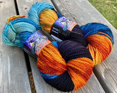 Meadowsweet Worsted - Vintage Halloween Colorway