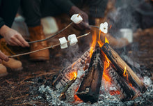 Tartan Worsted - Campfire Colorway, Coordinating Blackish-Brown Semisolid