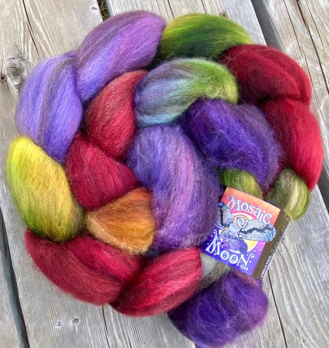 Pictish Mix Roving - Chard Colorway