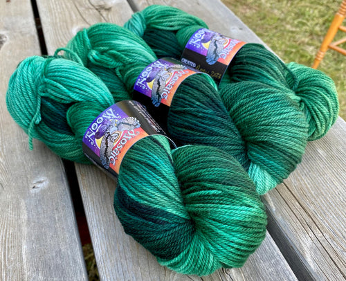 Juniper DK - Emerald to Hunter Colorway