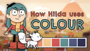 Juniper DK - Hilda Colorway and Coordinating Red Semisolid