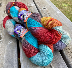 Solstice Sock — Macaw Colorway