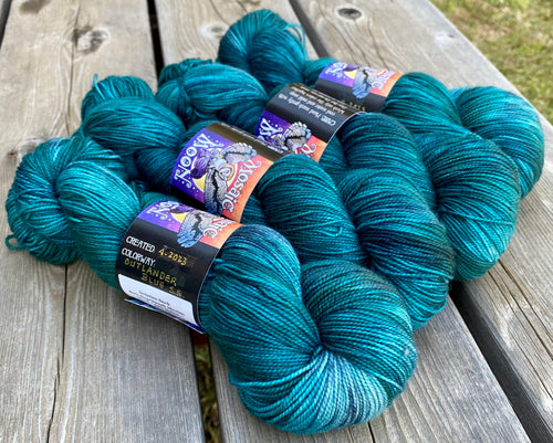 Solstice Sock — Outlander Blue Semisolid