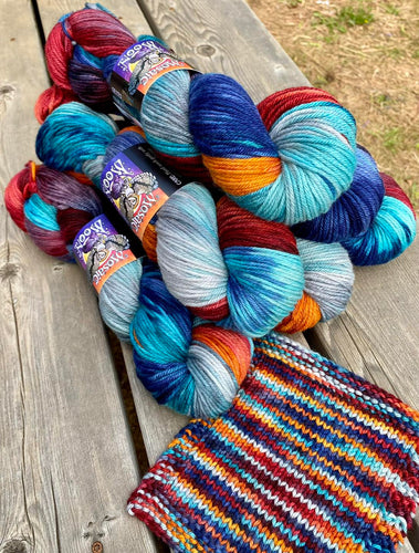 Dryad Organic Worsted - Rooster Colorway
