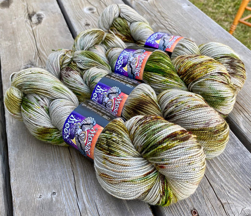 Solstice Sock — Treebeard Sprinkle Dye