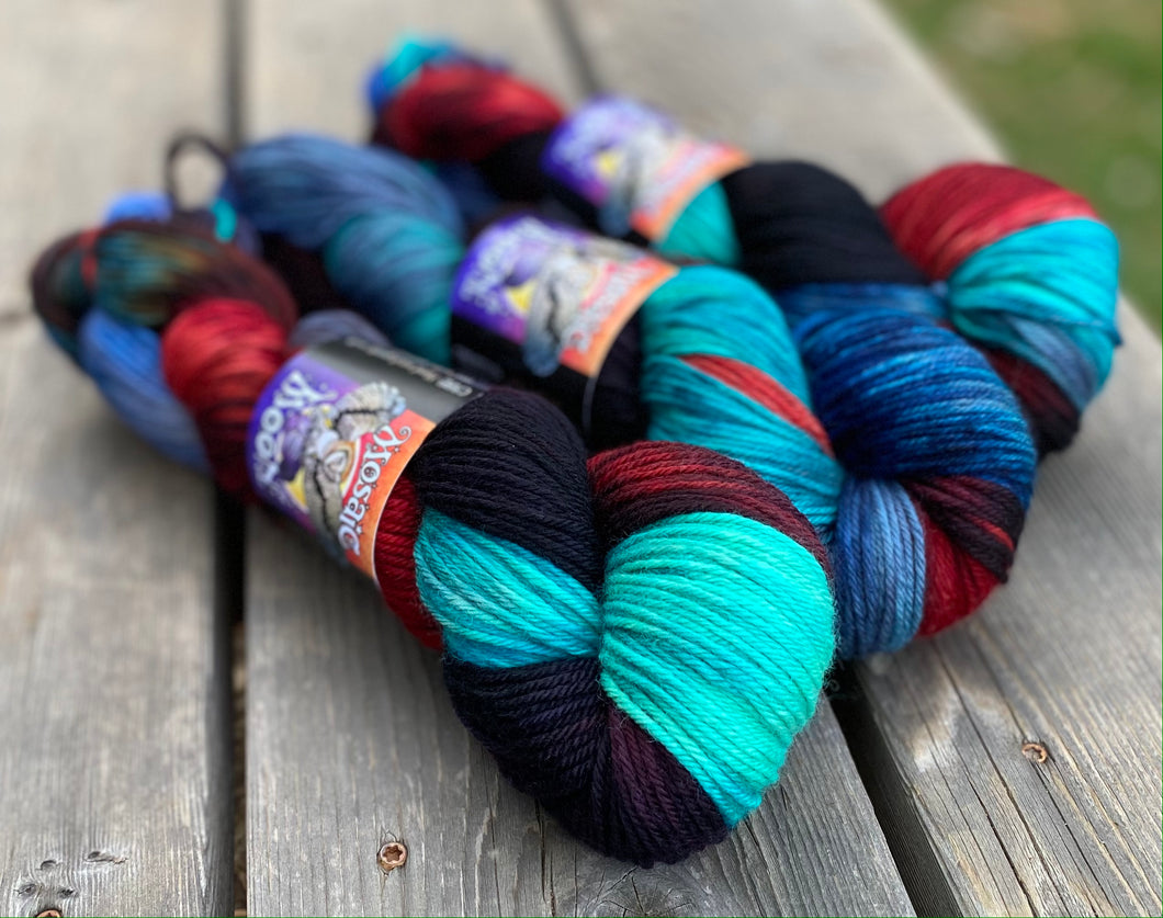 Dryad Organic Worsted - The End of Time Colorway