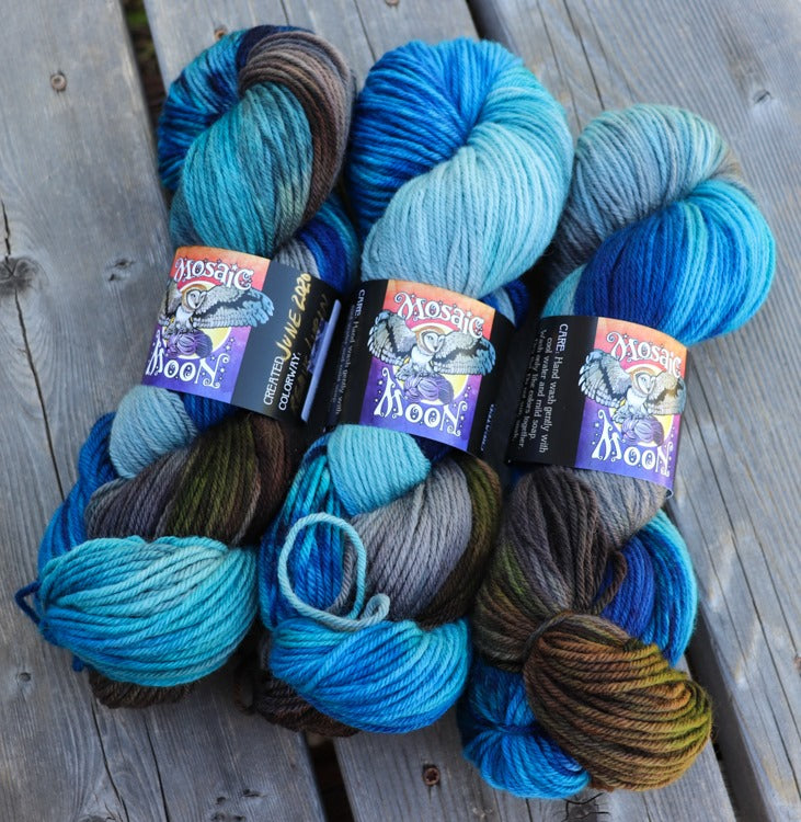 Dryad Organic Worsted - Remus Lupin Colorway