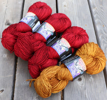 Dryad Organic Worsted, Hazel DK -- Harry Potter House Inspired Colors Scarf Kits!