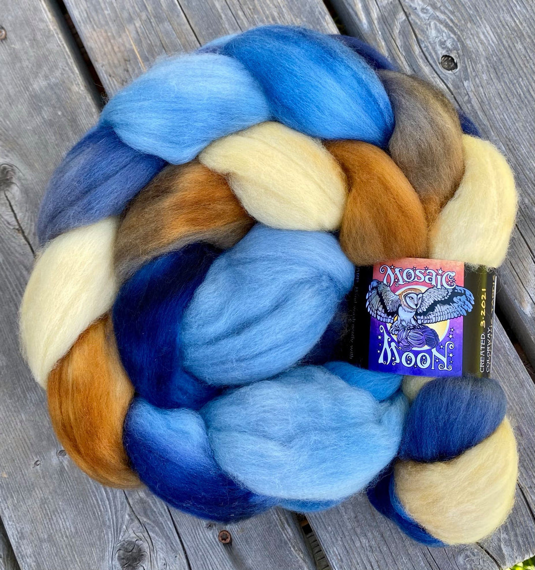 Dryad Roving - Exploding TARDIS Colorway