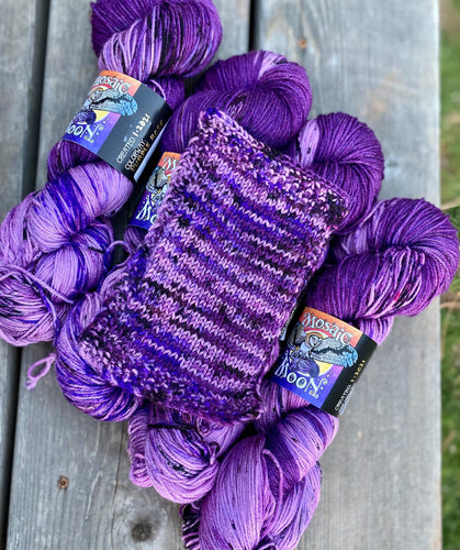 Talisman Fingering - Purple Rose Sprinkle Dye