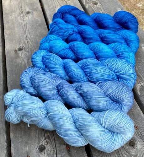 Laurel Sport- Hydrangea Gradient Set of (6) 4 oz skeins