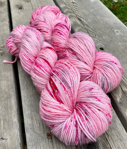 Laurel DK - Pale Pink Flower OOAK Sprinkle Dye