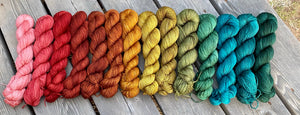 Laurel Sport- Pear Harvest Gradient Set of (7) 4 oz skeins.