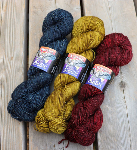 PRE-ORDER Wonder Woman Red, Gold, and/or Dark Blue on Fingering Weight Yarns