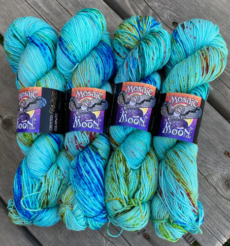 Talisman Fingering - Coastal Sunset Sprinkle Dye