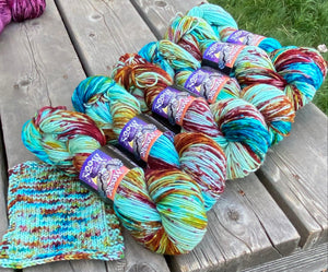 Hazel DK - Coastal Sunset Sprinkle Dye Version II